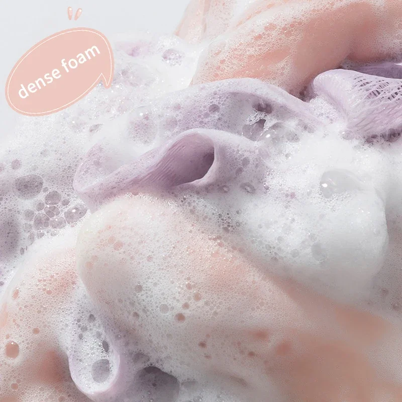 Scrubber da bagno per il corpo Loofah Ball Doccia Lavaggio del corpo Palla Massaggio Bagno Fiore Asciugamano per il corpo Miglior scrub corpo per doccia Strumento da bagno - immagine 3
