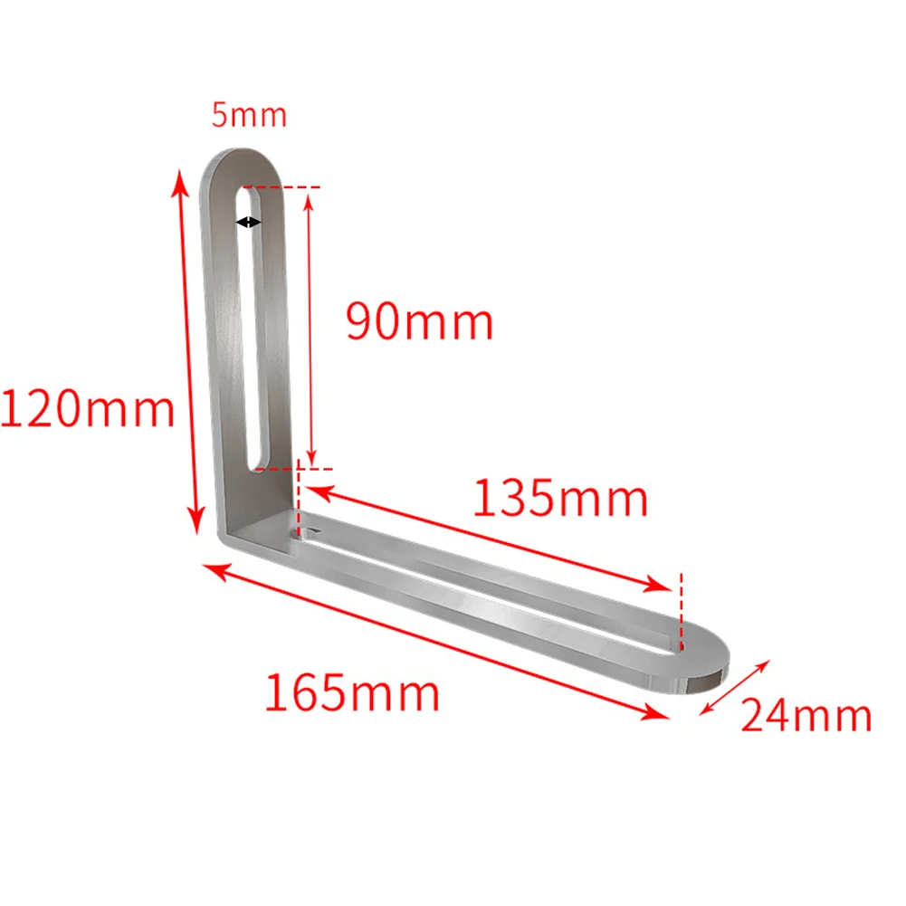 1PCS Stainless Steel Angle Corner Brackets Protect Right Angle Corner Stand Bracket Fastener Furniture Accessories
