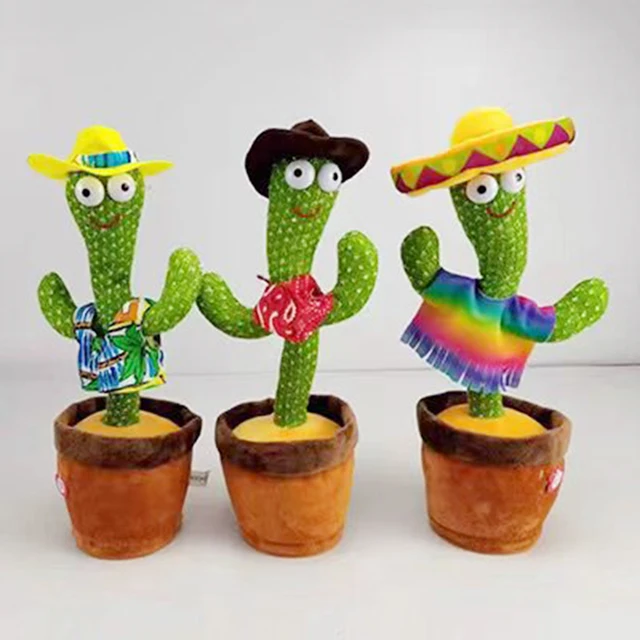 Dancing Cactus Doll Singing Toy Fun Kawaii Twisting Cactus Dance Doll Children Kids Educational Playing  Toy Gift 1