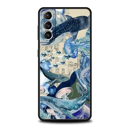 Whale Shark Ocean - Themed Soft TPU Phone Case Cover for Samsung S24 (A7)