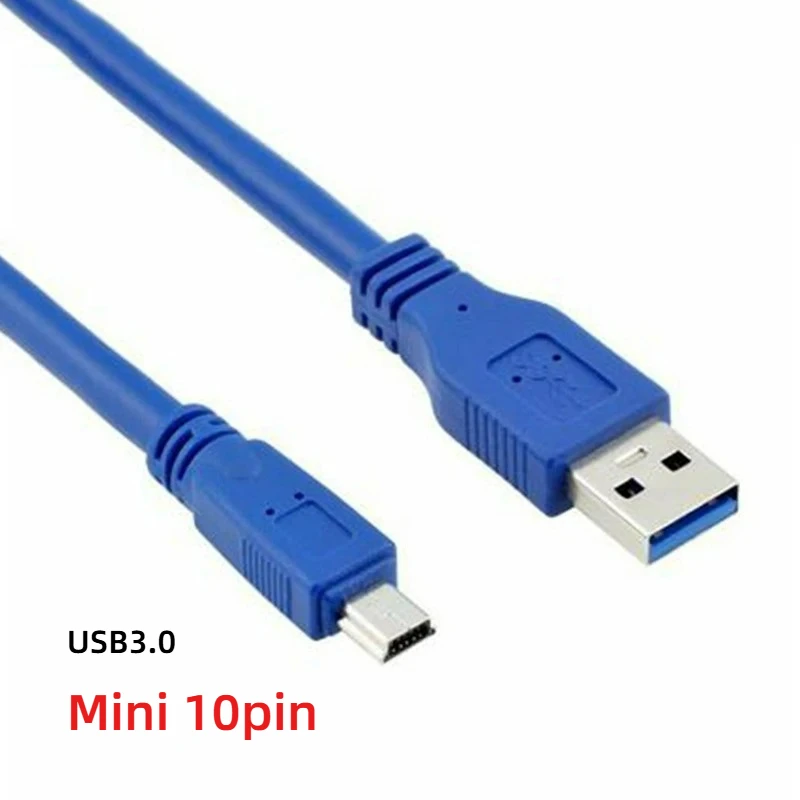 최고 품질의 5Gbps USB 3.0 A 타입 남성에서 미니 10핀 B 타입 연장 케..