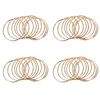 40 Pack 3 Inch Gold Dream Catcher Metal Rings Hoops Macrame Ring For Dreamcatchers And Crafts 1
