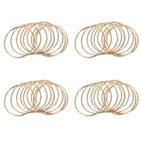 40 Pack 3 Inch Gold Dream Catcher Metal Rings Hoops Macrame Ring For Dreamcatchers And Crafts 1
