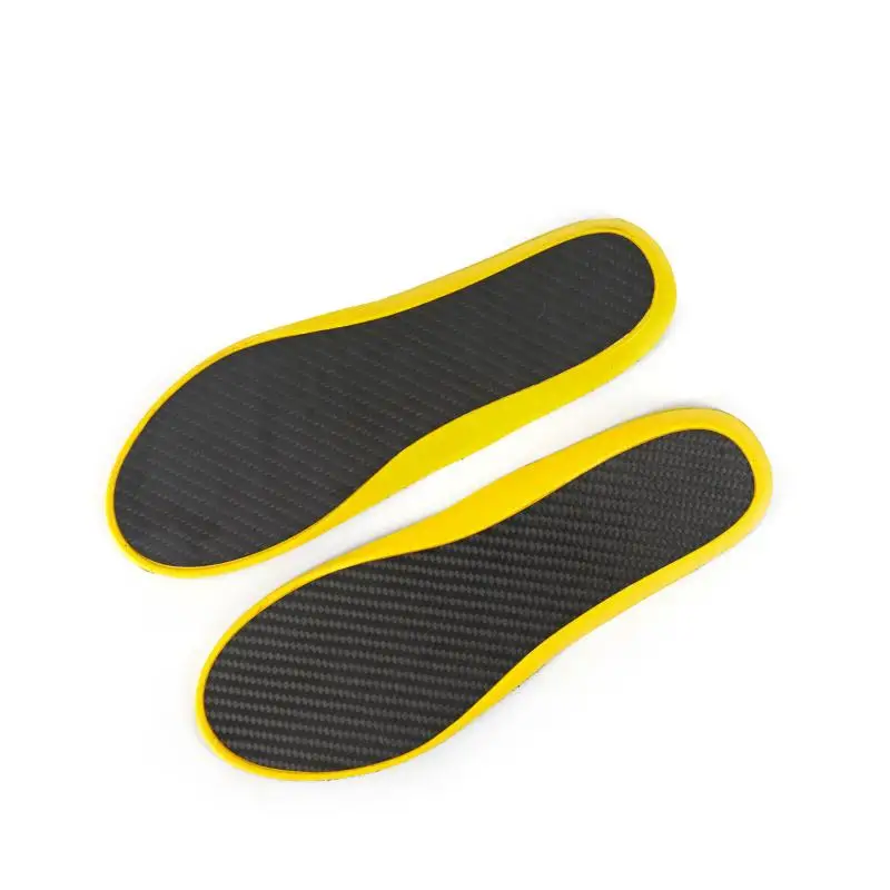 Enhanced Carbon Fiber Shock-Absorption Insoles for Outdoor Sports, High Elasticity, Full Palm Foot Protection