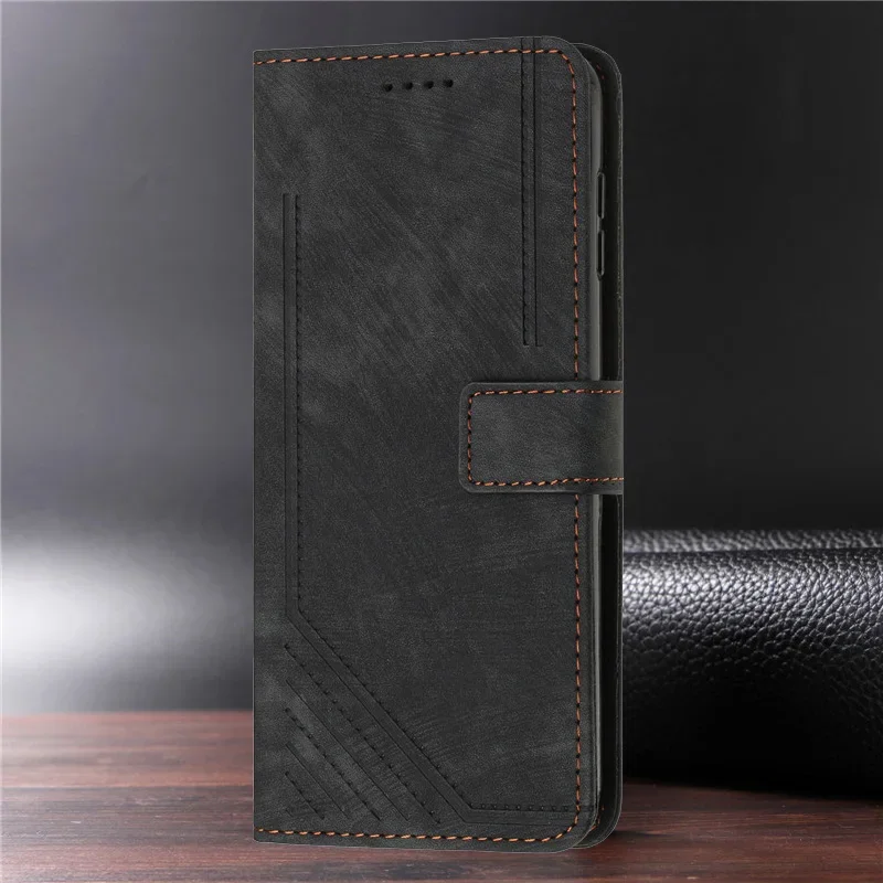 Luxury Magnetic Leather Wallet Case - Shockproof Flip Cover