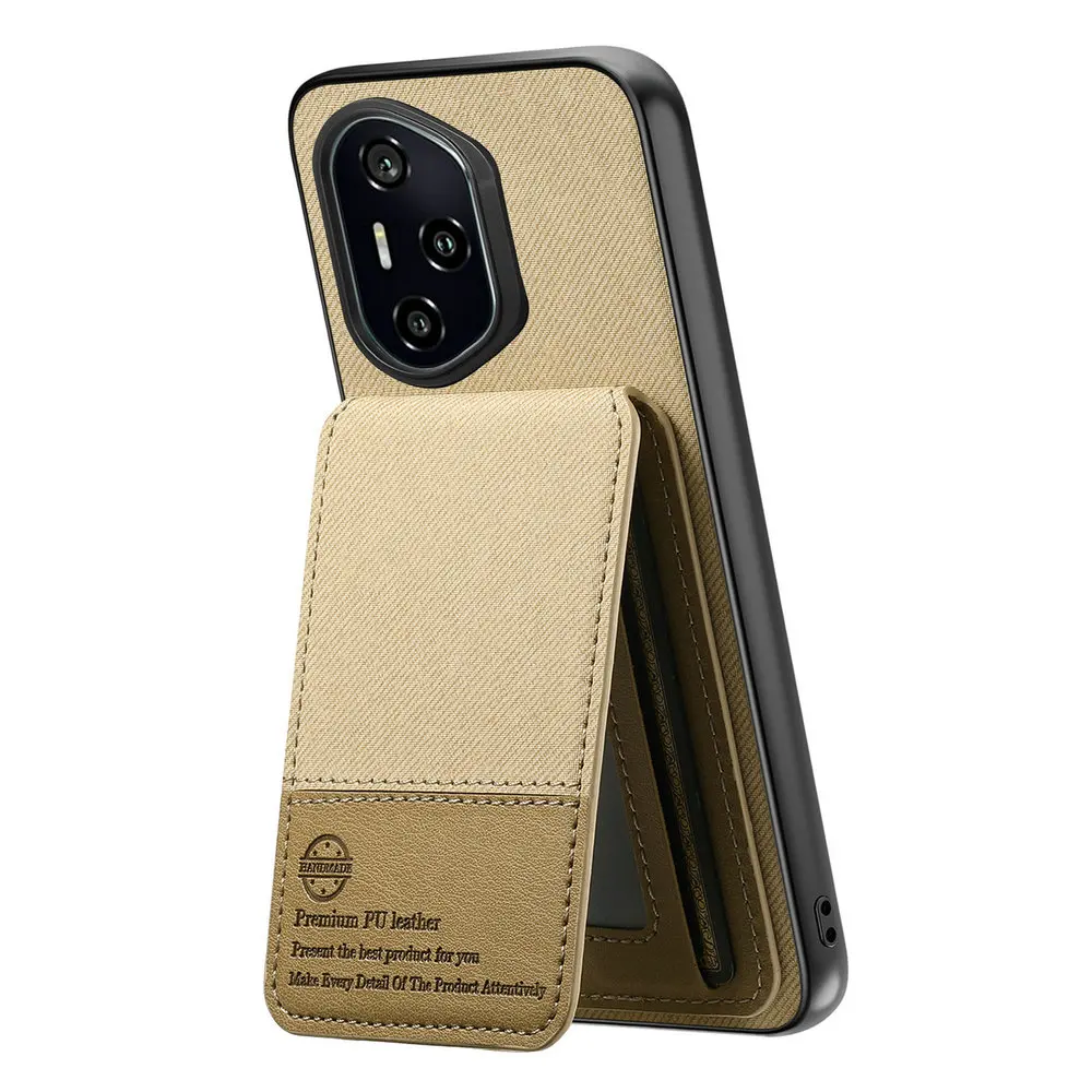 Luxury RFID Leather Card Holder Stand Case - Premium Back Cover