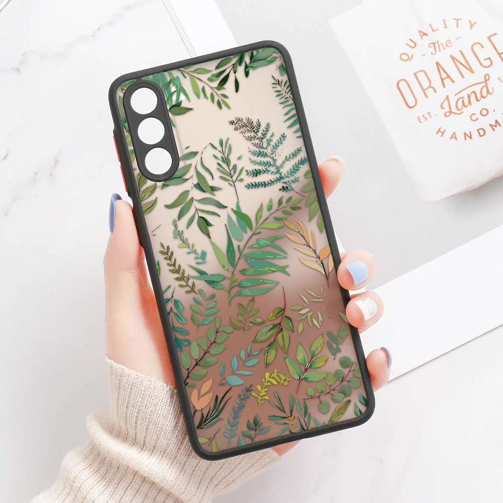 Eco-Friendly Leaf Design Matte Phone Case