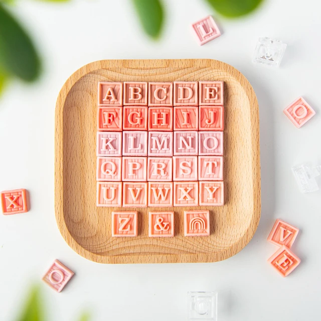 26 English Letters 3D Alphabet Mold Silicone Uppercase Lowercase Chocolate  Fondant Cake Cookie Baking Mould Dessert Decoration - AliExpress