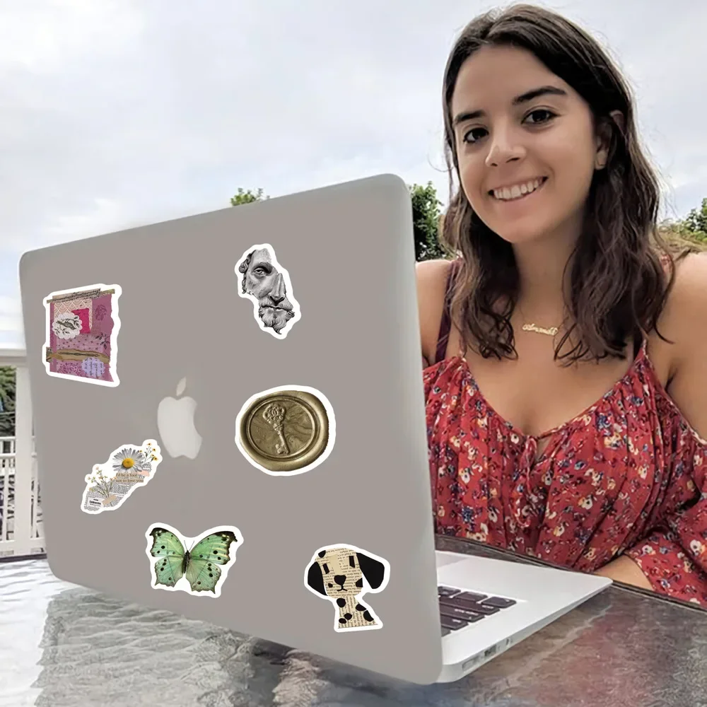 Waterproof PVC Sticker Pack 4–6cm – Random No Repeat Decorative Stickers for Laptop, Ph... - SKU WPSP1044 - UGI Packaging