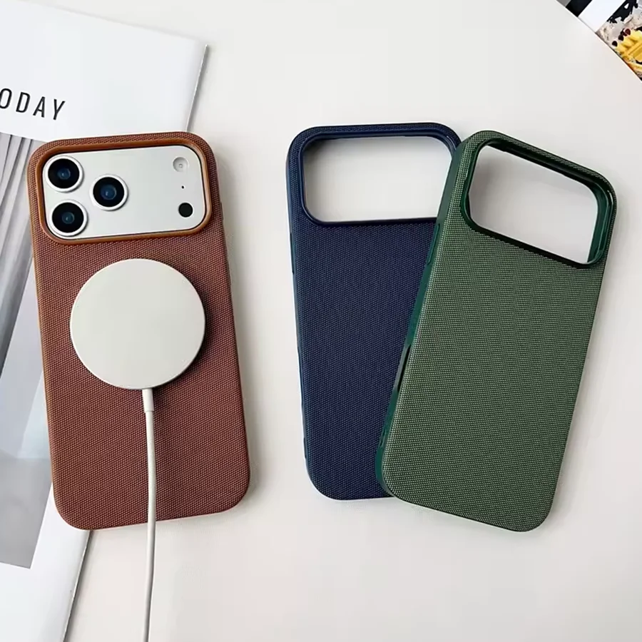Premium Woven Magnetic Protective Phone Case with MagSafe Compatibility