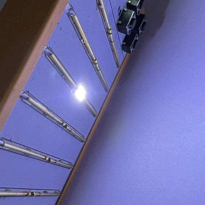 TV 백라이트용 SMD LED 7030, 쿨 화이트, 200mA, 100 개/로트, 6V, 1W