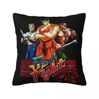 Final Fight Licensed Video Game Gaming Classic Gamer Retro New Black Novelty Pillow Case 1