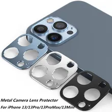 

For iPhone 13 Metal Camera Lens Cover Glass For iPhone 13Pro 12 11 Pro Max Mini Case Back Len Protector For iPhone 12Pro 12 Ring