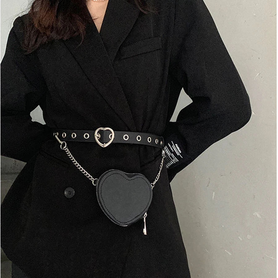 Elegant Leather Waist Belt Bag For Women Crossbody Waist Purse Fanny Pack Evening Clutch Mini Handbag Detachable Soft Leather 4