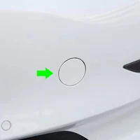 NEW For Tesla Model 3 Auto Front Bumper trailer Tow Hook Eye Cover Trim Trailer Cap Plug 1460701 1084173 Car Accessories 2