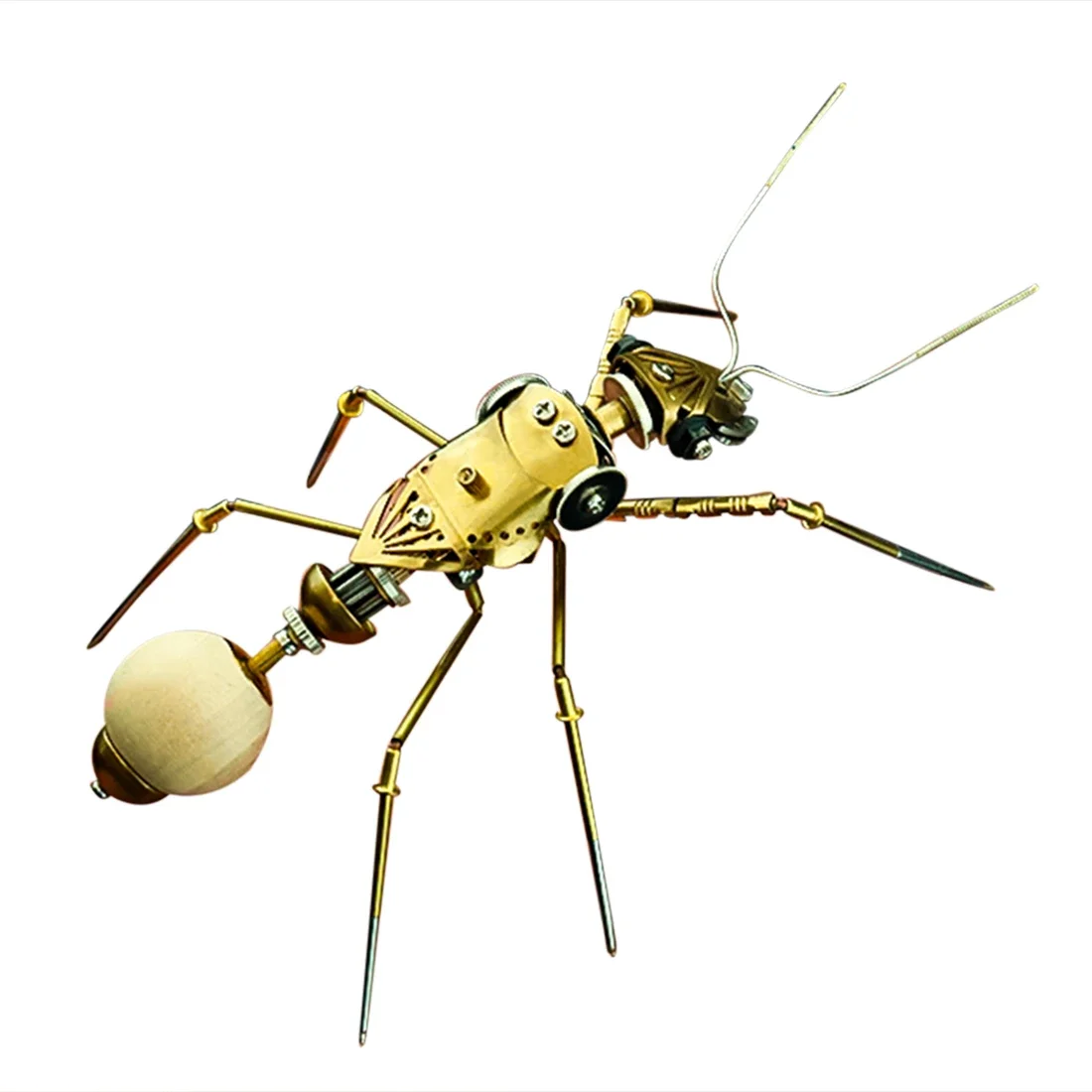

3D Mechanical Insects Ant Metal Model Hand-assembled Home Decoration Crafts Office Ornaments Gifts- Finished Product