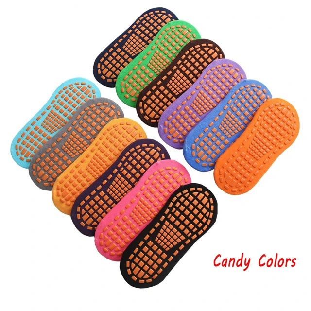 10 paires enfants adultes chaussettes antidérapantes Parent-enfant Trampoline chaussette coton enfants chaussettes sport garçons filles extérieur bébé chaussettes 1