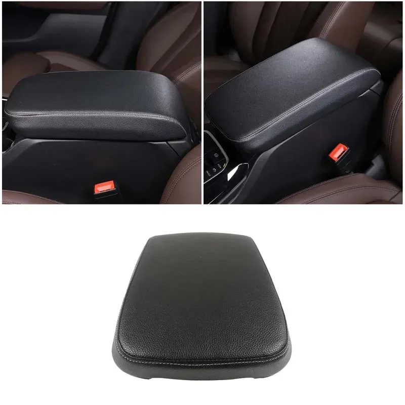 

For BMW X3 X4 G01 G02 2018-2023 ABS & Leather Center Console Armrest Box Protection Cover Decoration Car Accessories