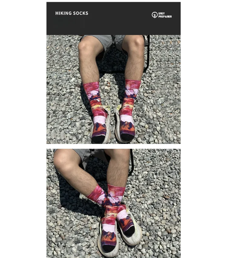 Outdoor men's and women's Professional sports Merino Wool Sports 3D printed wool socks Merino Bike Hike Marathon 22 S17fbe0706bd4419986ee4263a551ad41N
