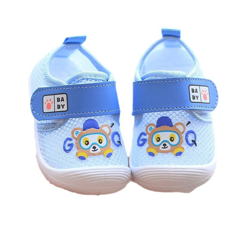 2024 Summer Baby Girl Boy Shoes First Walkers Breathable mesh shoes Soft Newborn Baby Shoes Cute Infant Toddler for Girls Boys 5