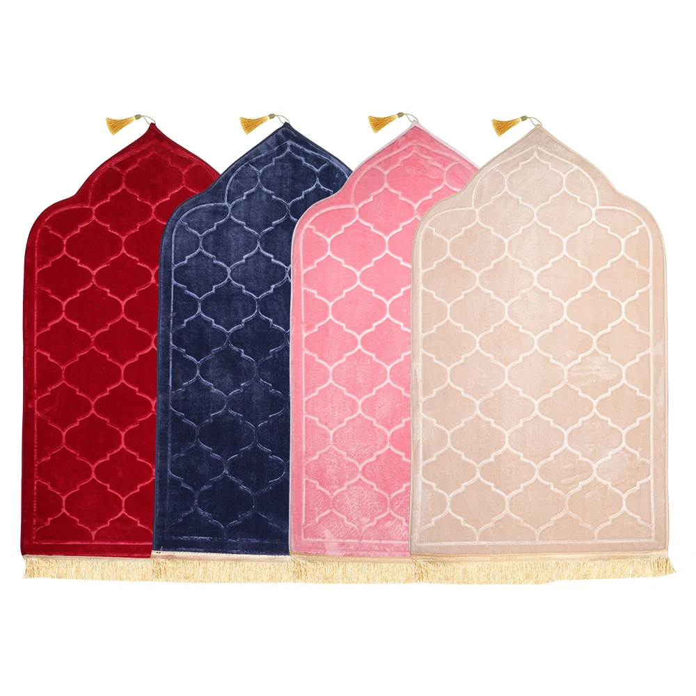 Worship Kneel Portable Prayer Mat Travel Prayer Rug Soft Flannel Carpet