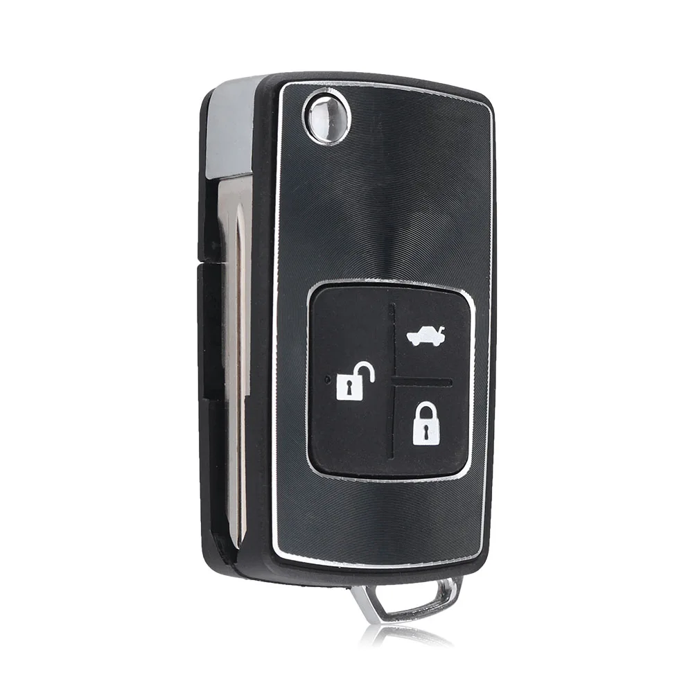 KEYYOU 3 Buttons Modified Flip Remote Key Shell Case For Buick Excelle HRV For Chevrolet Optra Fob Key Cover (After 2005 year) key case car key shell key shell