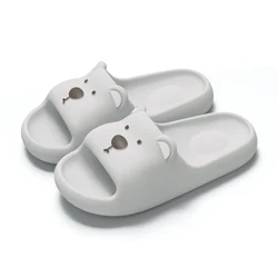 Plush Comfort Rabbit Slippers | Ultra - Soft Cushioned Slides for All Genders (Grey)
