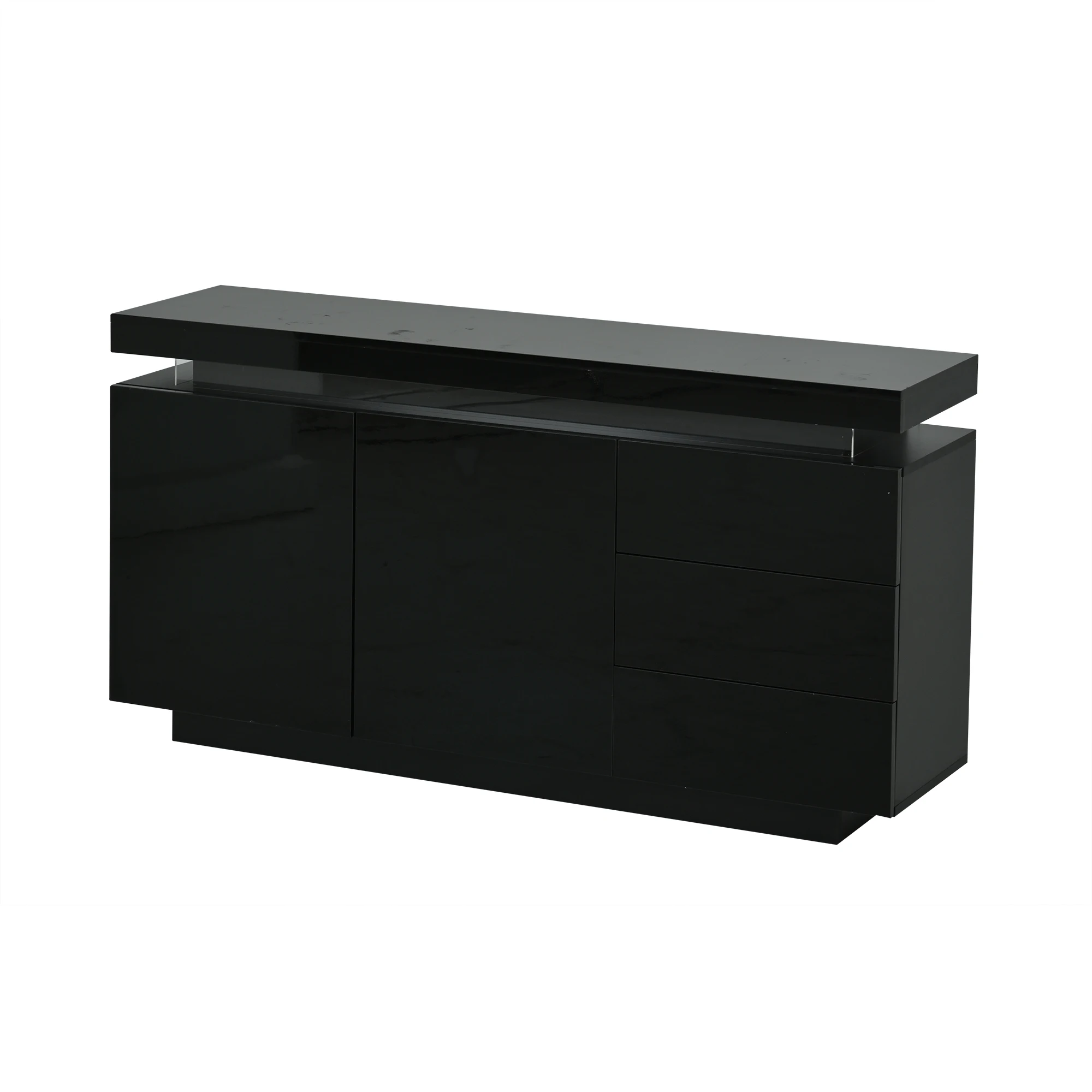 Modernes Sideboard für das Wohnzimmer, Sideboard, freistehender Schrank, Kommode, Highboard, Anrichte, Möbel mit – Detail 26