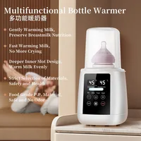 Baby Bottle Warmer & Sterilizer 6-in-1Multifuntion Breast Milk Warmer Accurate Temperature Control Baby Bottle Heater 1