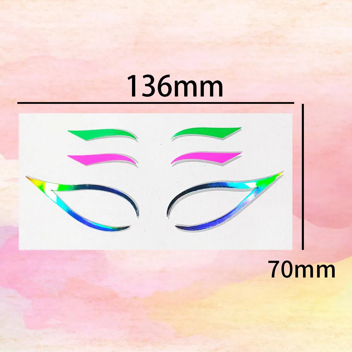 Glitter Eyeliner Aufkleber Selbst-adhesive Party Einweg Eyeliner Aufkleber  Magie Doppel Augenlid Band Katze Augen Make-Up Kosmetische Werkzeuge -  AliExpress