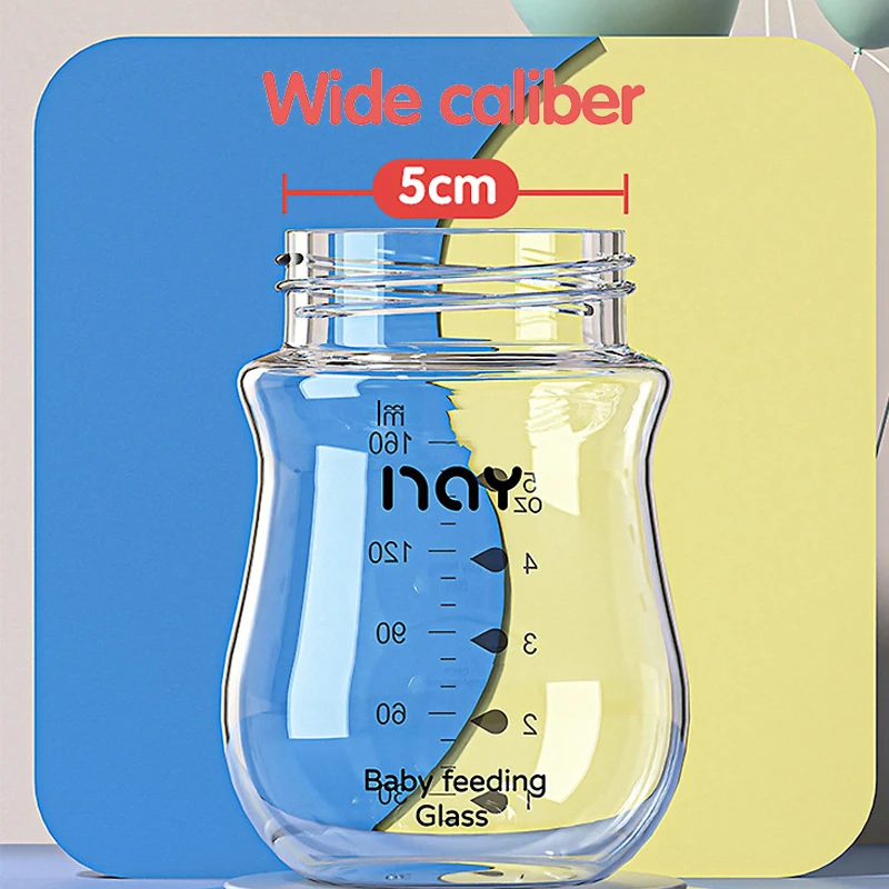 Dr.isla Newborn Feeding Bottles 80ML/160ML Baby Bottle Glass Bottles Anti-flatulence Milk Feeding Infant BPA free milk bottle feeding bottle glass milk bottle