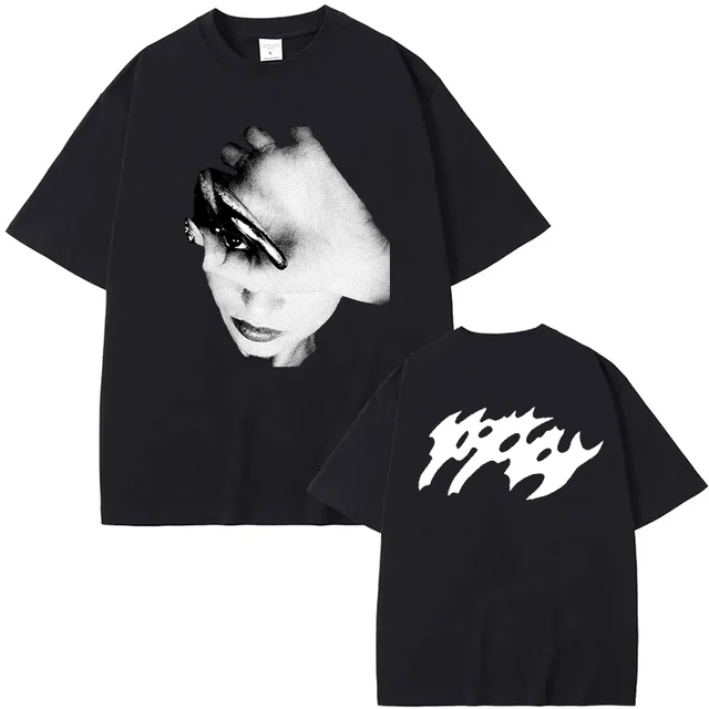 Poppy Album Retro New Way Out Tee-shirt Short Sleeve Summer Men/Women Tshirts Casual Pure Cotton Unisex Fans Tees Unisex Clothes 1