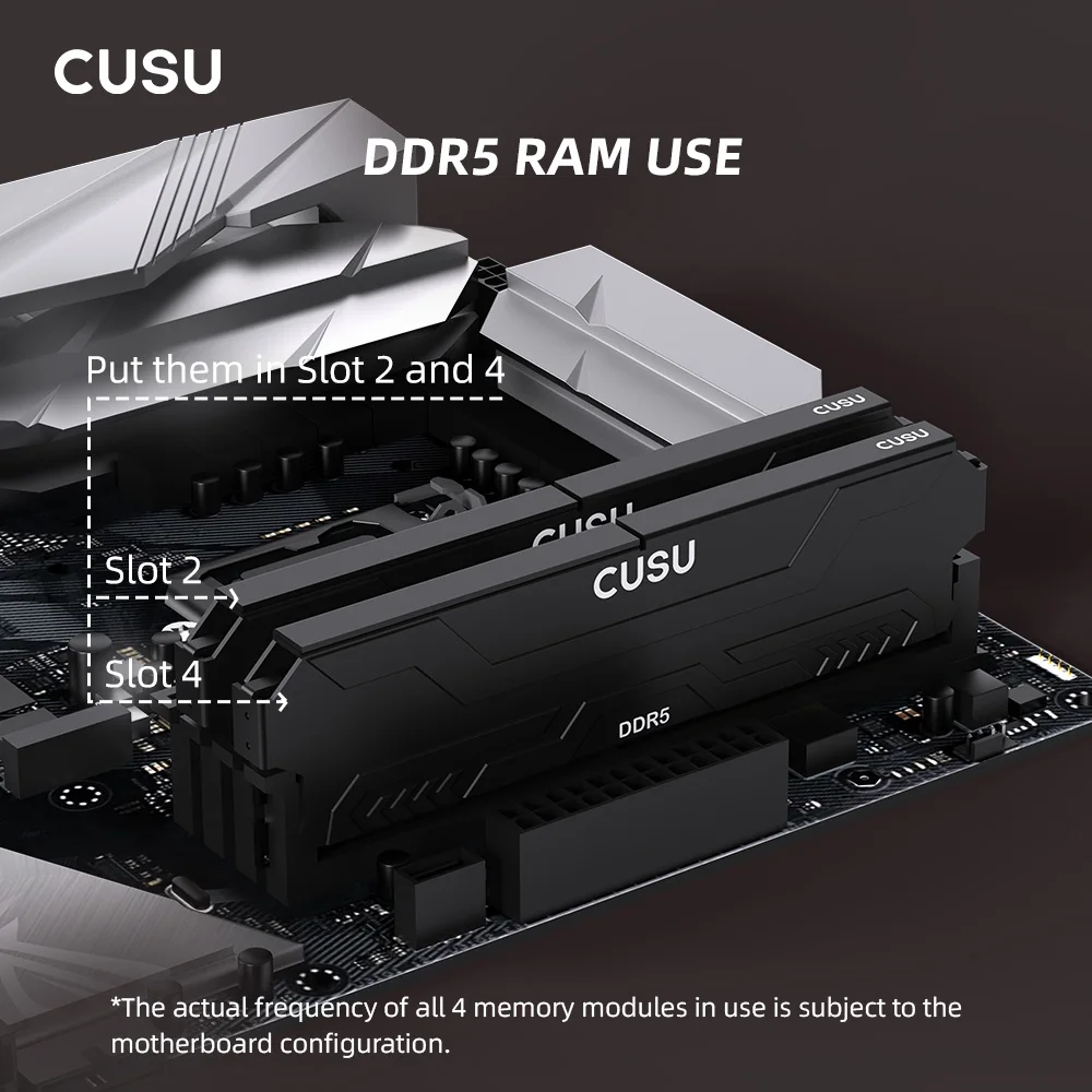CUSU DDR5 Memory RAM 32GB 16GB X2 4800MHz 5600MHz 6000MHz 6400MHz