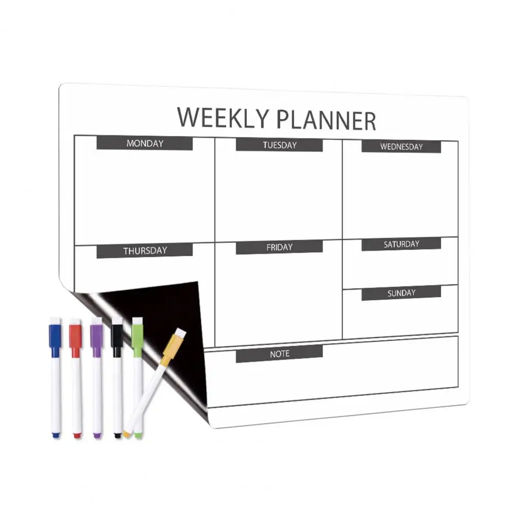 Use as a weekly planner, grocery list, to-do list, kid schedule or whatever your busy lifestyle is!