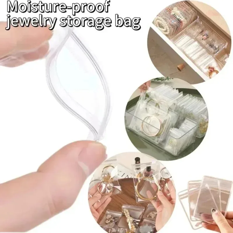 Jewelry Storage Album, Transparent PVC Storage Book, Earring, Necklace, Bracelet, Ring Storage Bag, Anti-oxidation Jewelry Bag 2