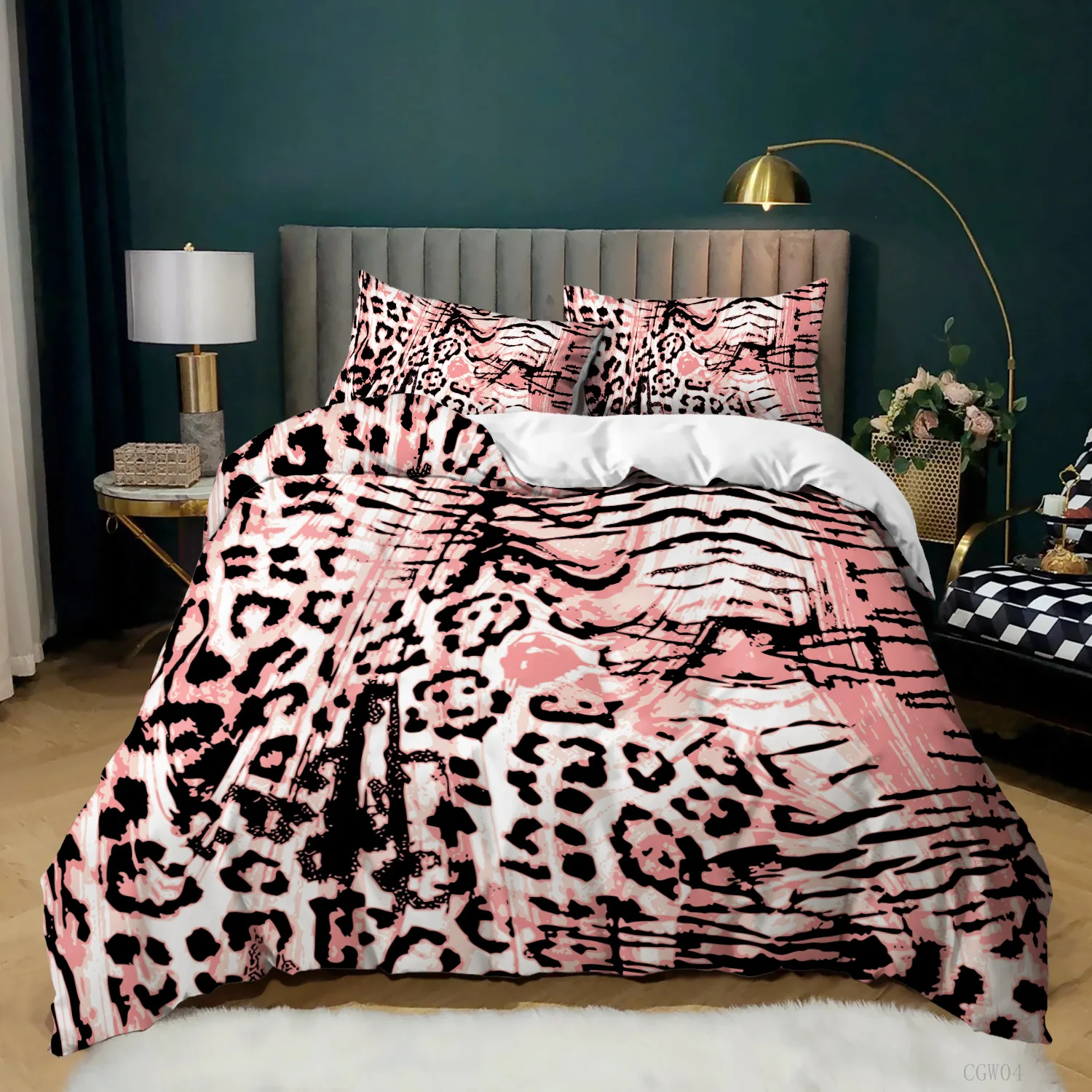 Cheetah Leopard Print Luxury On Sale Kids Quilt Durex Full King Size 3 Pezzi Copripiumino Biancheria Da Letto Set Bedspread200X200 240 X220