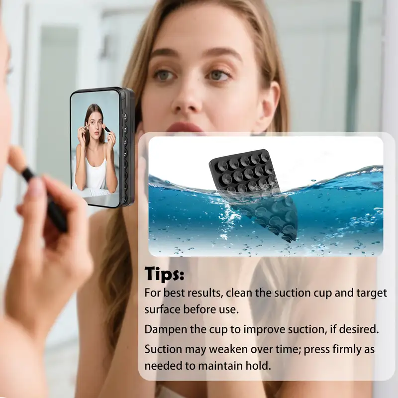 Silicone Suction Cup Phone Holde Multifunctional Fixed Anti-slip Mobile Fixture Double Sided Detachable Phone Rubber Sucker Pad - Image 4