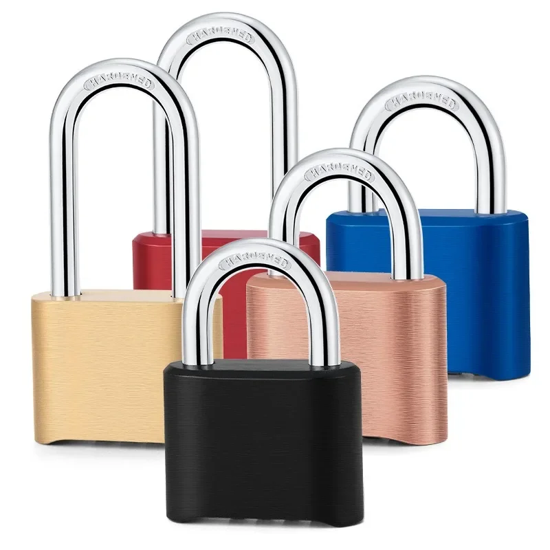 Combination Lock Digit Combination Lock 4-Digit Number Combination Padlock Waterproof Strong Hardened Suitable for Indoor Outdoor Fence Door Sturdy Password Code Locks