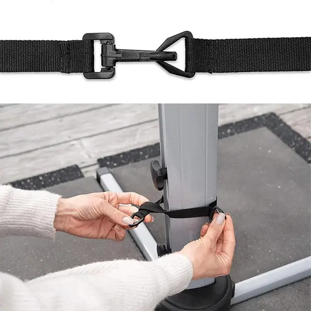 Esernyő Szélstabilizátor Hevederek Terasz Heveder Védelem Szél Stabilizátor Időjárásálló Állítható Poliészter Rögzített Sáv - Image 3