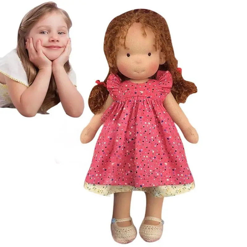 

Handmade Doll Soft Baby Doll For Kids Babies Baby Girls Cute Doll Plush Figure Toys Rag Doll Ragdoll Plush Stuffed Toy Birthday
