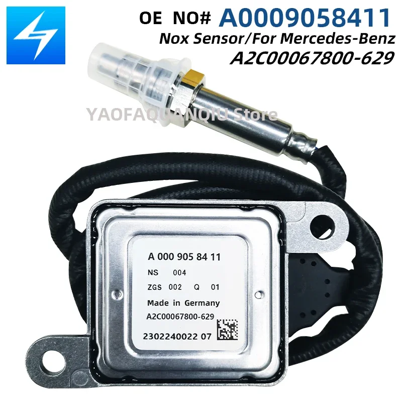 

A0009058411 0009058411 Nitrogen Oxide Nox Sensor For Mercedes-Benz W221 W212 X253 C253 W222 V222 R172 W166 W172 W253 W447 W205