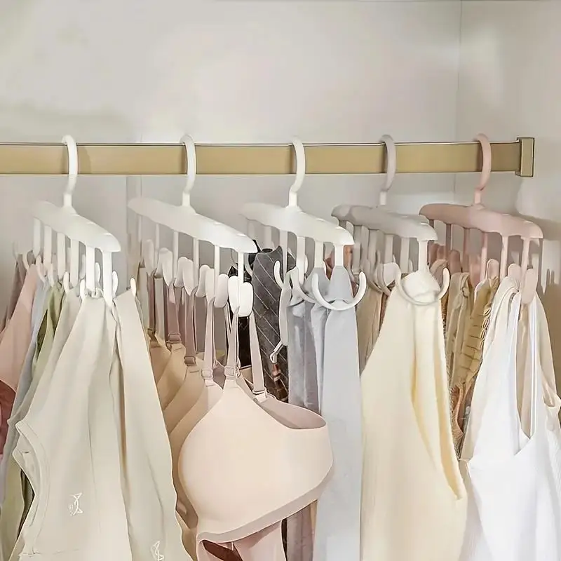12-Hook Rotating Hanger Space-Saving Closet Organizer for Ties, Belts,...
