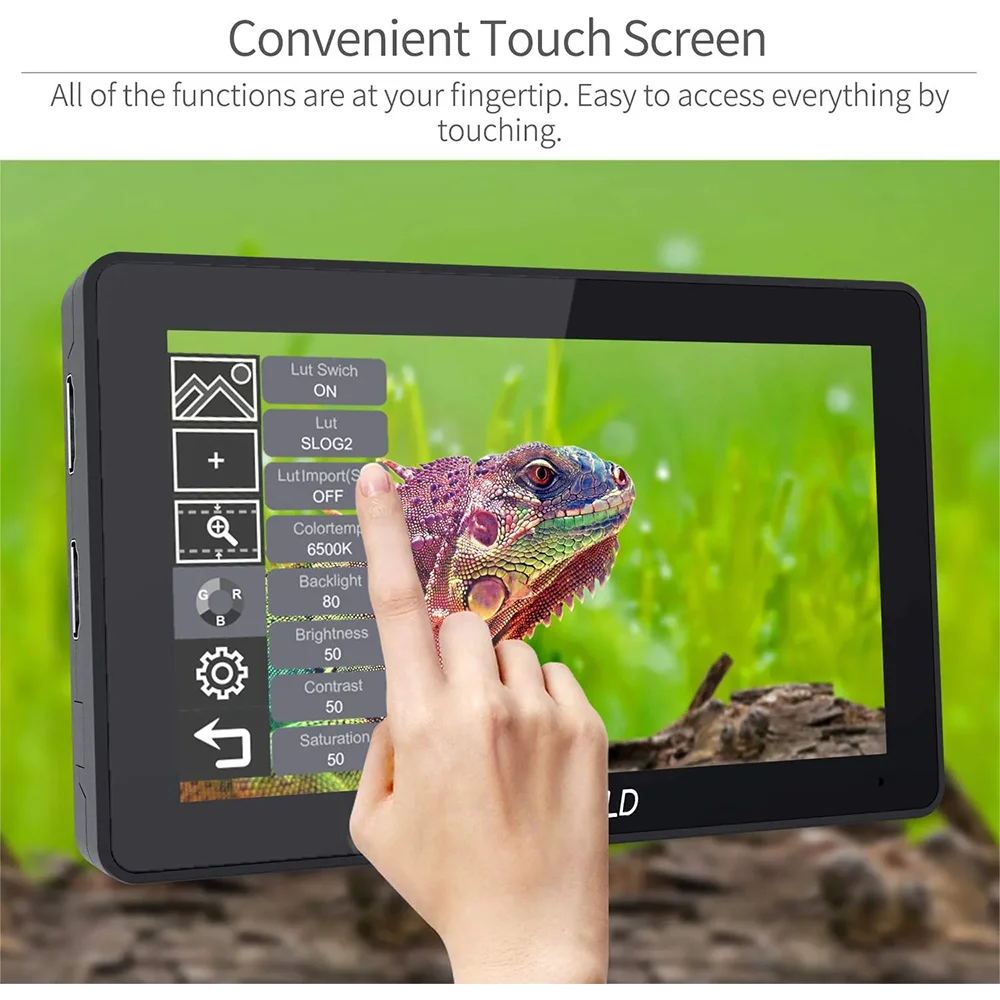 F6 Plus V2 6' On-camera DSLR Field Monitor Touch Screen Monitor with HDR 3D Lut