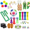 Sensory Toys Bean AntiStress Stretchy Strings Push It Squishy Chain Pops Cube Rainbow Ball Mini Squeeze Toy For Adults Kids Gift 1
