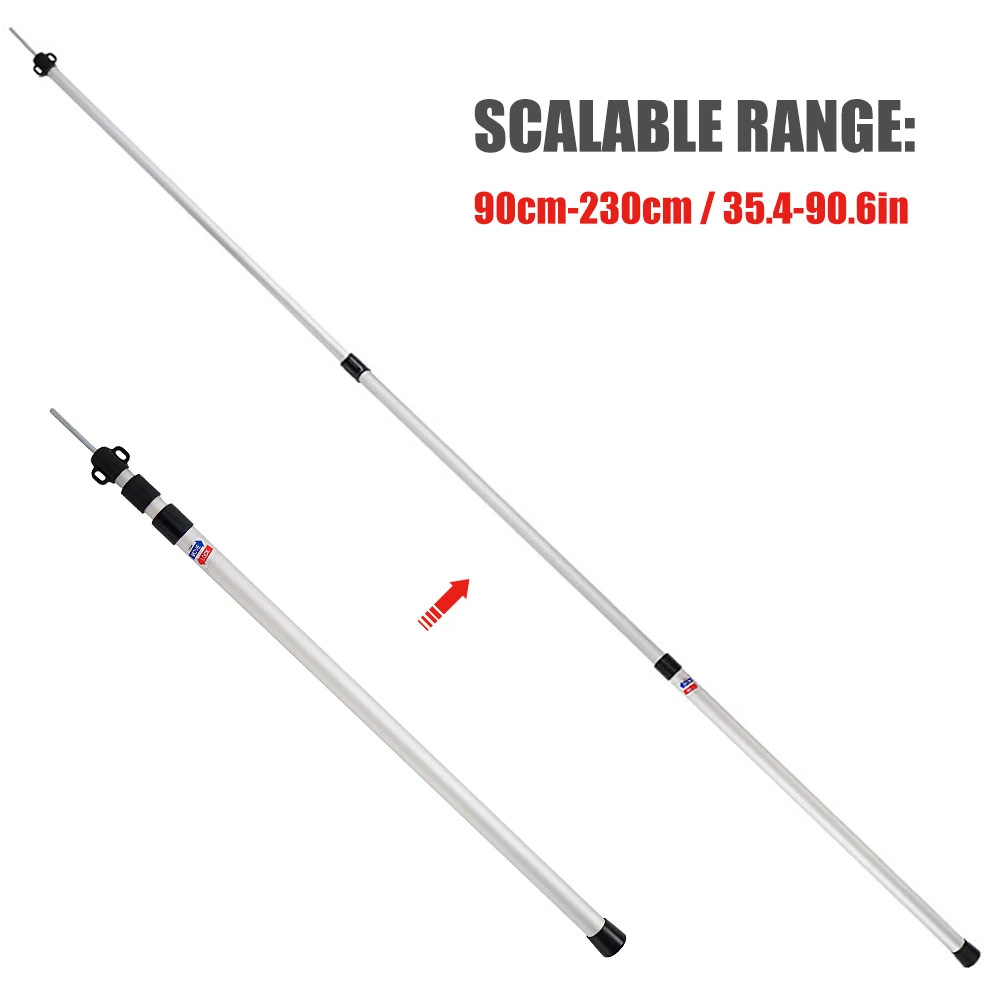 Thicken Aluminum Alloy Tent Pole tent poles camping tent accessories tents and shelters Adjustable Tent Support Rods Beach Shelter Tarp Awning Pole Replacement Poles Accessories