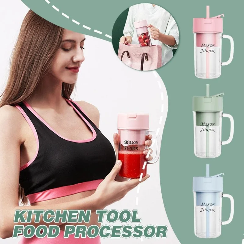 

12 Blade Portable Juicer Kicthen Multifunction Elecctric Wireless Juicer Outdoor Mini Milkshake Fruit Mixers Extractors Blender