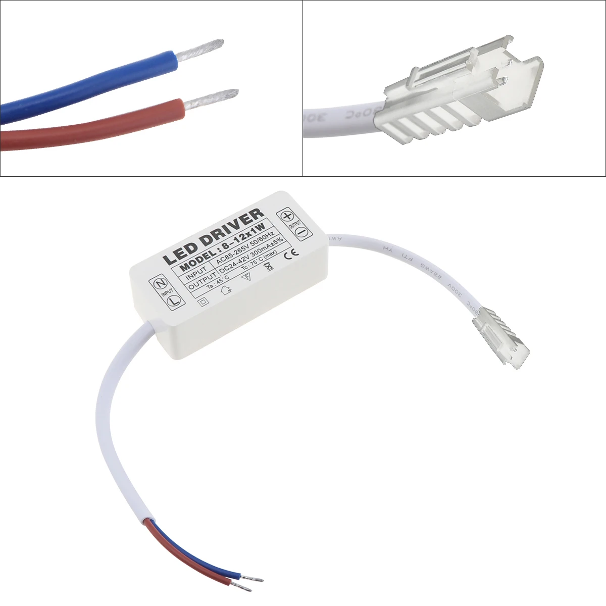 1-36W LED Driver 300mA Isolate Power Supply Adapter AC85-265V LED Lights Transformer Driver for Downlight Ceiling Lamp Driver 1pcs blue white round led panel downlight 6w 9w 16w 24w double led panel lights ac85 265v recessed ceiling panel lamps