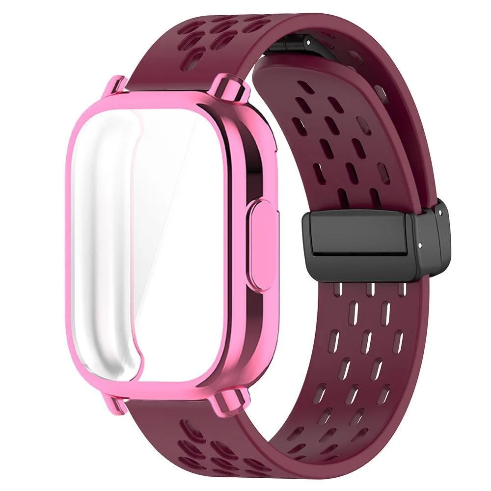 Breathable Silicone Sport Strap with Full Cover Protector Case