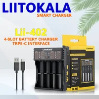 LiitoKala Lii-402 Universal Smart Battery Charger Compatible with Multiple Sizes Including 18650, 26650, 18500 Batteries 1