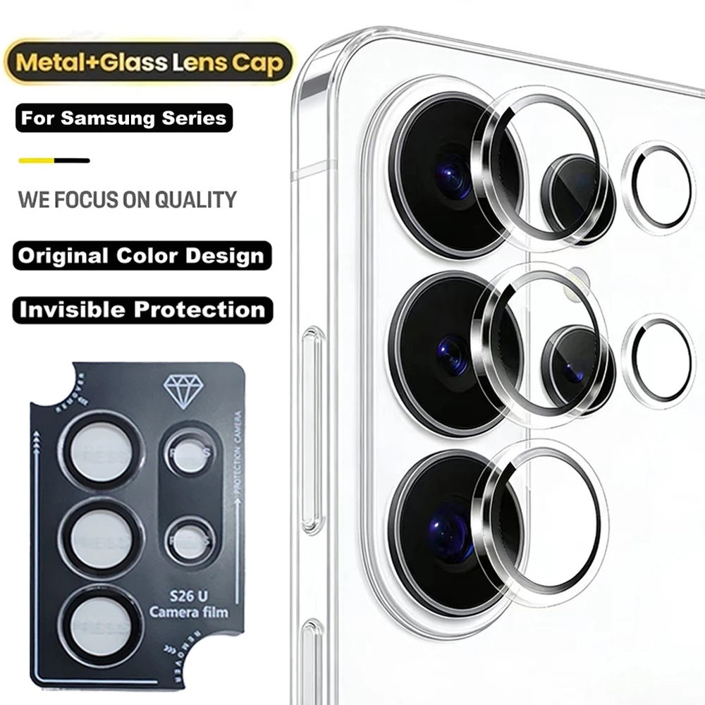 Premium Individual Metal Lens Protectors for Samsung Galaxy Ultra Series - Easy Installation